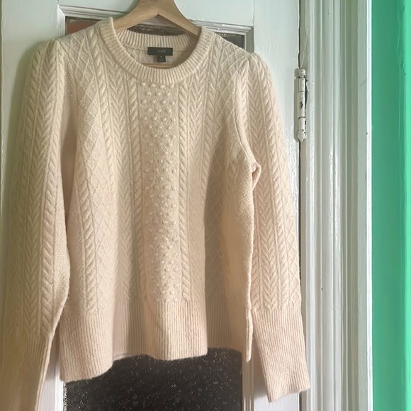 J. Crew Wool-Alpaca Crewneck Sweater — Excellent Condition - Picture 2 of 16